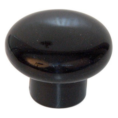 Bouton plastique noir Ø 35 mm